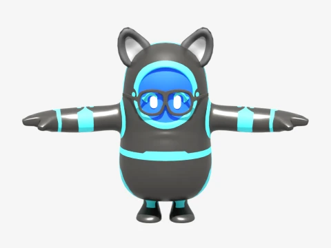 Neko-RX1 Fall Guy - Fortnite 3D Model