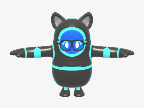 Neko-RX1 Fall Guy - Fortnite 3D Model