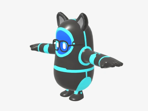 Neko-RX1 Fall Guy - Fortnite 3D Model