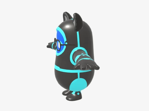 Neko-RX1 Fall Guy - Fortnite 3D Model