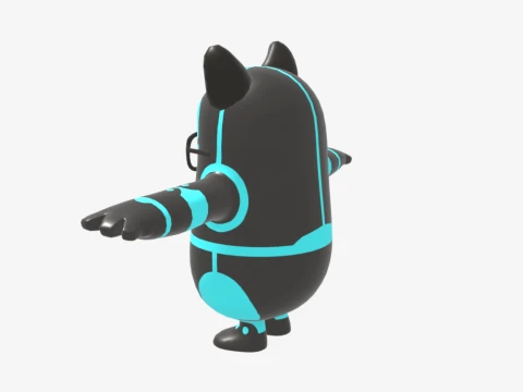 Neko-RX1 Fall Guy - Fortnite 3D Model