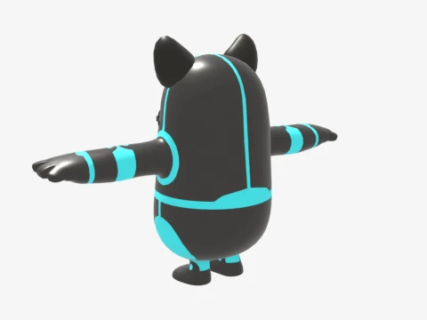 Neko-RX1 Fall Guy - Fortnite 3D Model