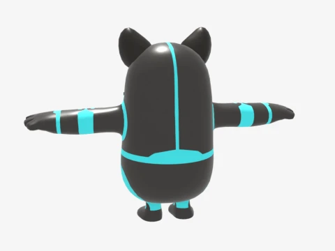 Neko-RX1 Fall Guy - Fortnite 3D Model