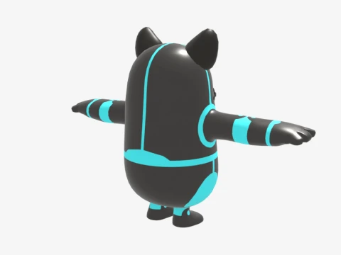 Neko-RX1 Fall Guy - Fortnite 3D Model