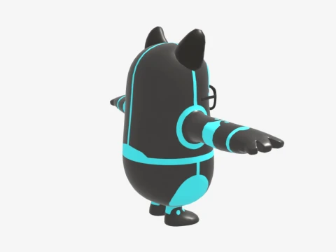 Neko-RX1 Fall Guy - Fortnite 3D Model