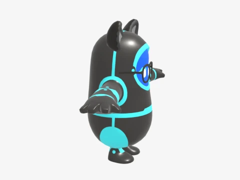 Neko-RX1 Fall Guy - Fortnite 3D Model