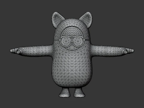 Neko-RX1 Fall Guy - Fortnite 3D Model