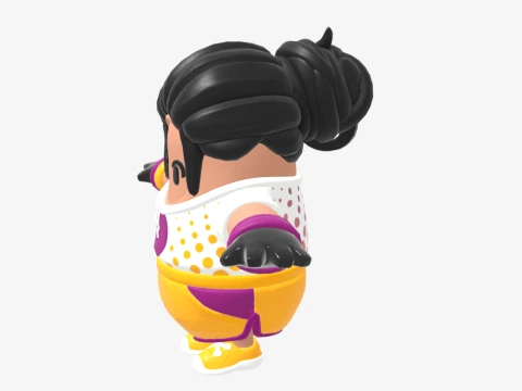 Pawline Fall Guy - Fortnite 3D Model