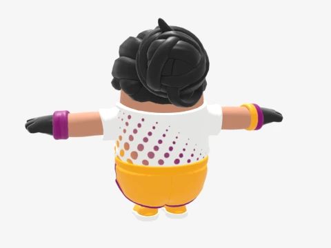 Pawline Fall Guy - Fortnite 3D Model