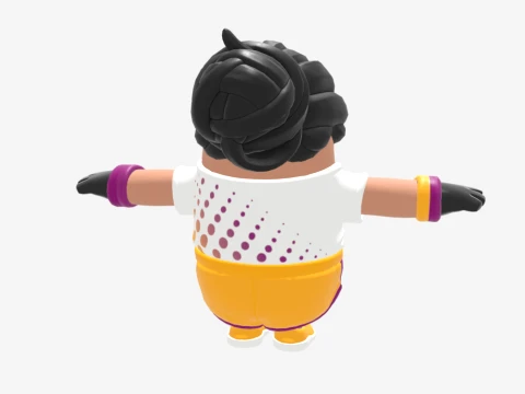 Pawline Fall Guy - Fortnite 3D Model