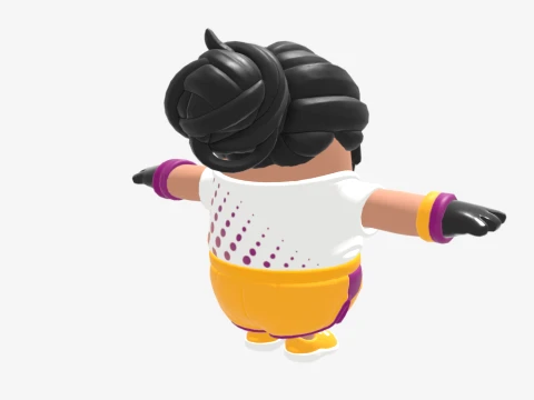 Pawline Fall Guy - Fortnite 3D Model