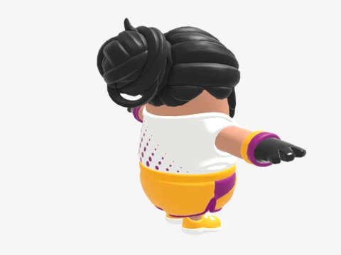 Pawline Fall Guy - Fortnite 3D Model