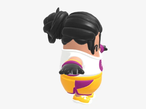 Pawline Fall Guy - Fortnite 3D Model