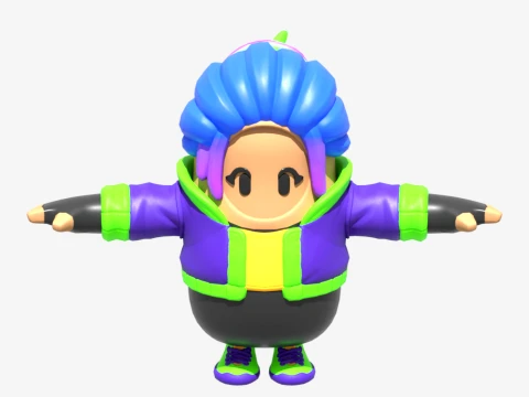 ピクシーフォールガイ - フォートナイト 3Dモデル