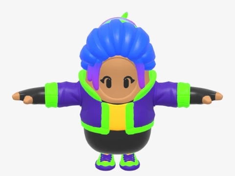 ピクシーフォールガイ - フォートナイト 3Dモデル