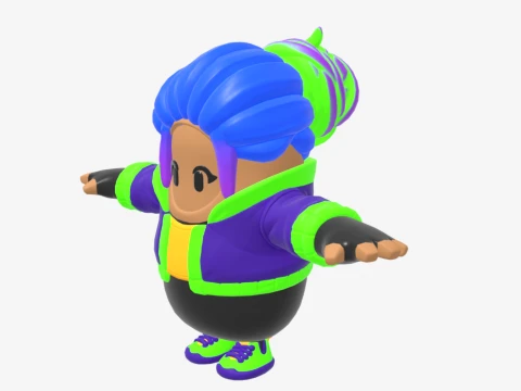 ピクシーフォールガイ - フォートナイト 3Dモデル