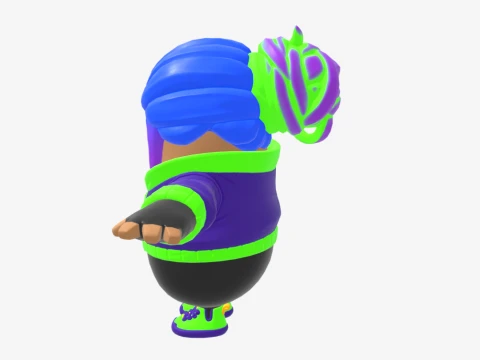 ピクシーフォールガイ - フォートナイト 3Dモデル