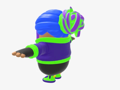 ピクシーフォールガイ - フォートナイト 3Dモデル