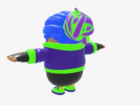 ピクシーフォールガイ - フォートナイト 3Dモデル