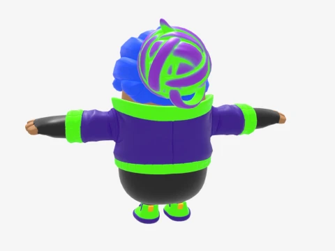 ピクシーフォールガイ - フォートナイト 3Dモデル