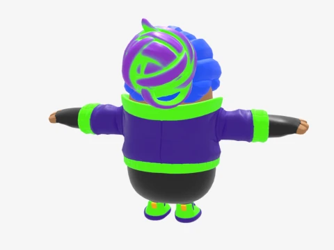 ピクシーフォールガイ - フォートナイト 3Dモデル