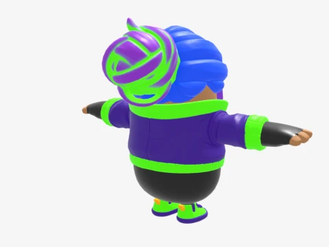 ピクシーフォールガイ - フォートナイト 3Dモデル