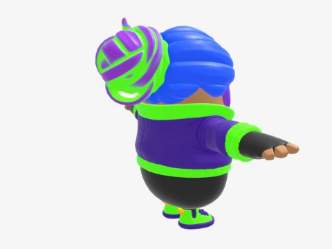 ピクシーフォールガイ - フォートナイト 3Dモデル
