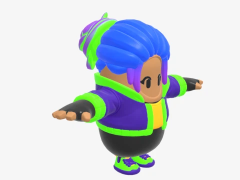 ピクシーフォールガイ - フォートナイト 3Dモデル