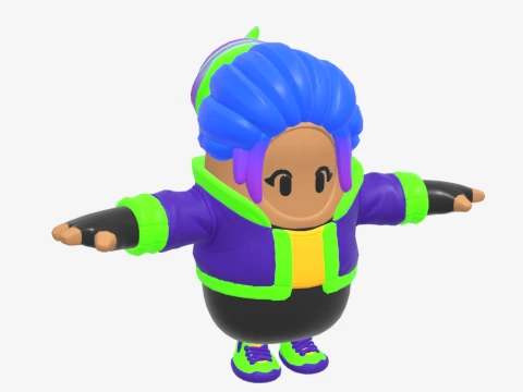 ピクシーフォールガイ - フォートナイト 3Dモデル