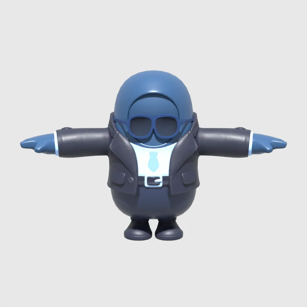 タルト タイクーン フォールガイ - フォートナイト 3Dモデル .c4d .max .obj .3ds .fbx .stl .blend 