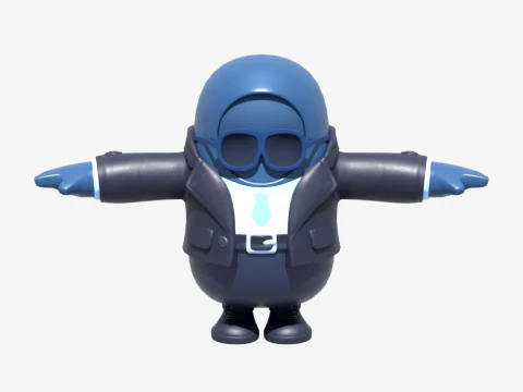 Tart Tycoon Fall Guy - Fortnite 3D Model