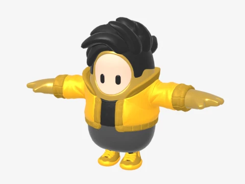 Golden Gear Midas Fall Guy - Fortnite Modelo 3D