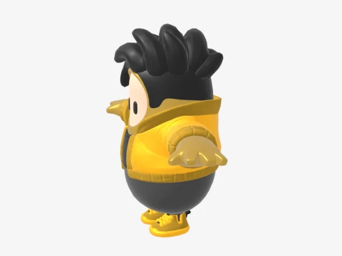 Golden Gear Midas Fall Guy - Fortnite Modelo 3D