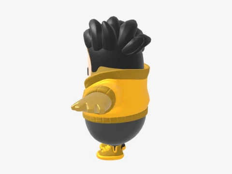 Golden Gear Midas Fall Guy - Fortnite Modelo 3D