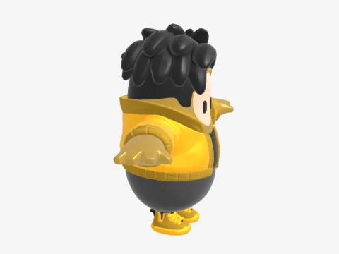 Golden Gear Midas Fall Guy - Fortnite Modelo 3D