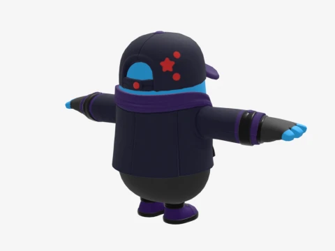 アラクネ クチュール フォールガイ - フォートナイト 3Dモデル