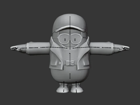 アラクネ クチュール フォールガイ - フォートナイト 3Dモデル