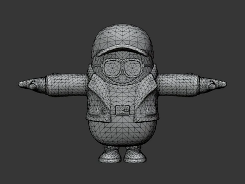 アラクネ クチュール フォールガイ - フォートナイト 3Dモデル