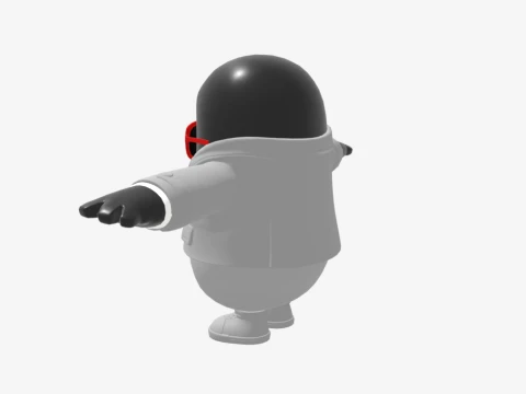 ワイルドカード フォールガイ - フォートナイト 3Dモデル