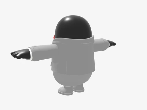 ワイルドカード フォールガイ - フォートナイト 3Dモデル