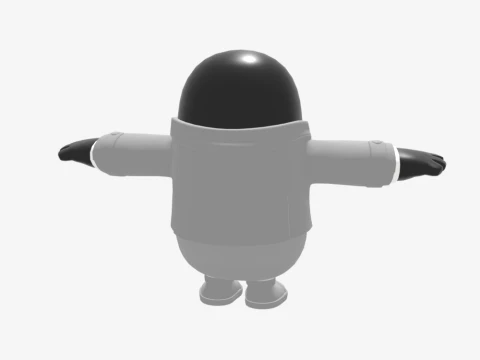 ワイルドカード フォールガイ - フォートナイト 3Dモデル