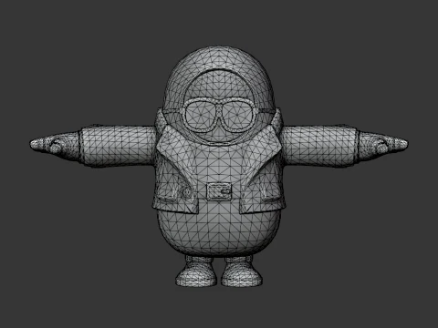 ワイルドカード フォールガイ - フォートナイト 3Dモデル