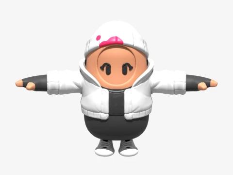 Blizzard Bomber Fall Guy - Fortnite 3D Model