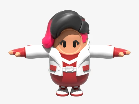 Yulejacket Fall Guy - Fortnite 3D Model