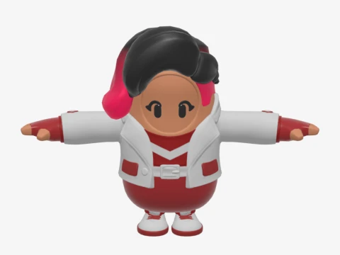 Yulejacket Fall Guy - Fortnite 3D Model