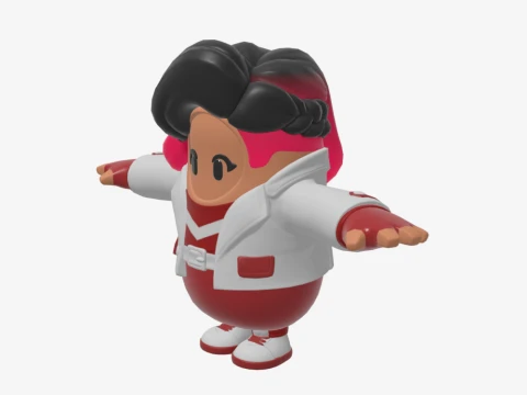 Yulejacket Fall Guy - Fortnite 3D Model