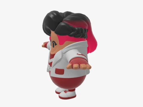 Yulejacket Fall Guy - Fortnite 3D Model