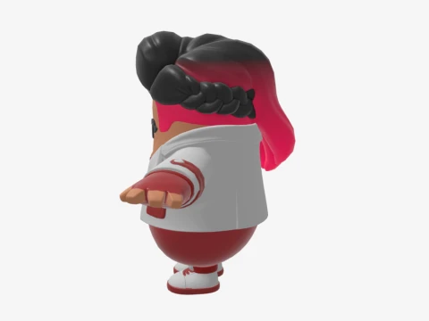 Yulejacket Fall Guy - Fortnite 3D Model