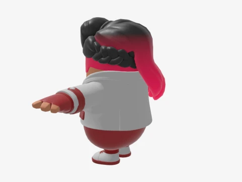 Yulejacket Fall Guy - Fortnite 3D Model
