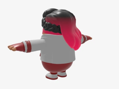 Yulejacket Fall Guy - Fortnite 3D Model